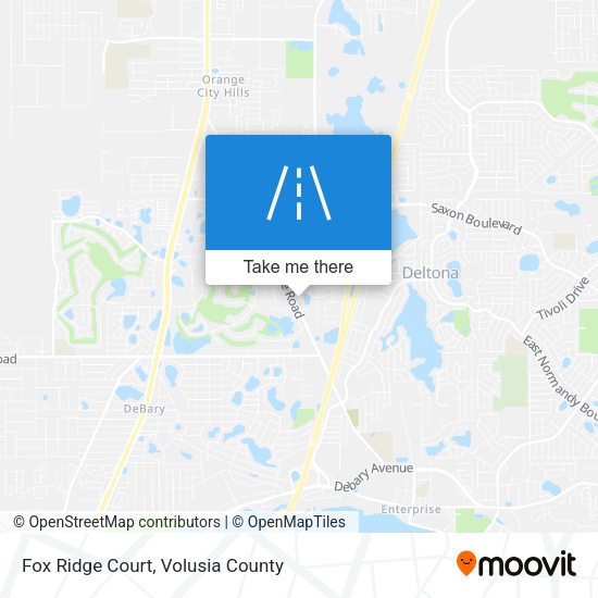 Mapa de Fox Ridge Court