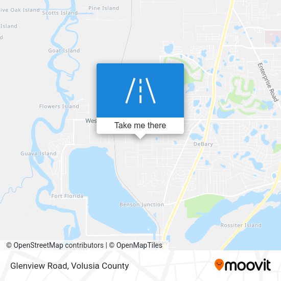 Glenview Road map