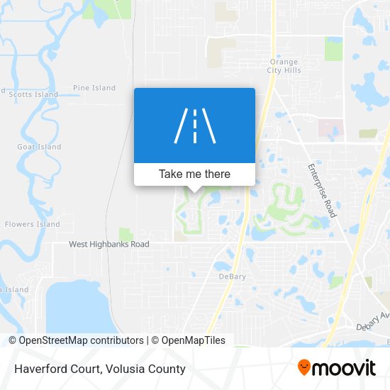 Haverford Court map