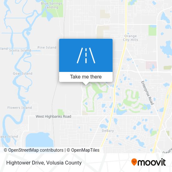 Hightower Drive map