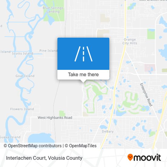 Interlachen Court map