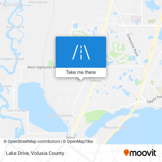 Lake Drive map