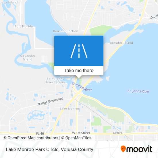 Mapa de Lake Monroe Park Circle