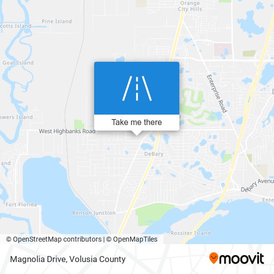 Mapa de Magnolia Drive