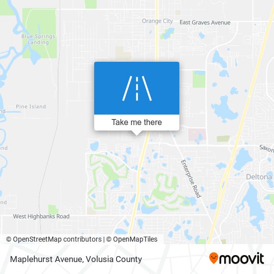 Maplehurst Avenue map