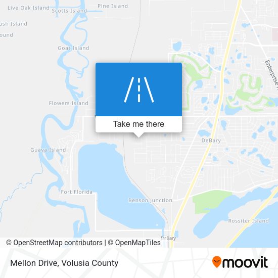 Mellon Drive map