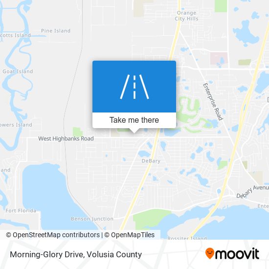 Morning-Glory Drive map