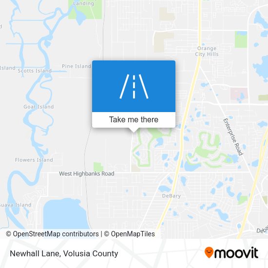 Newhall Lane map