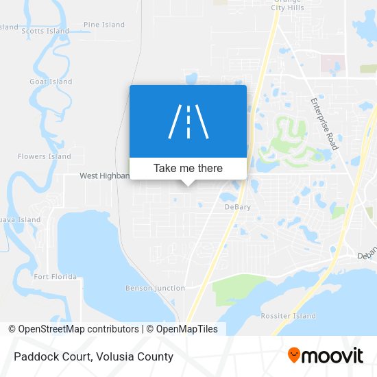 Paddock Court map