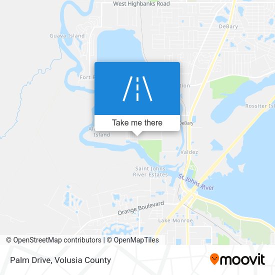 Mapa de Palm Drive