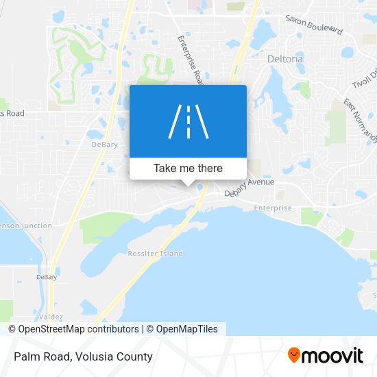 Mapa de Palm Road