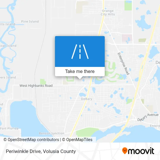 Periwinkle Drive map