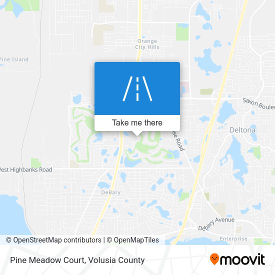 Pine Meadow Court map