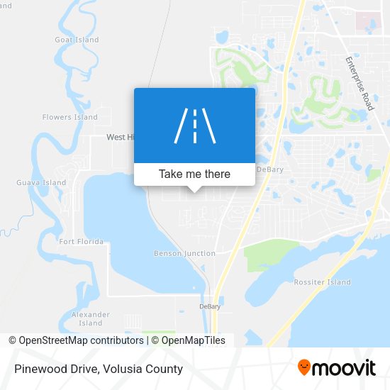 Pinewood Drive map