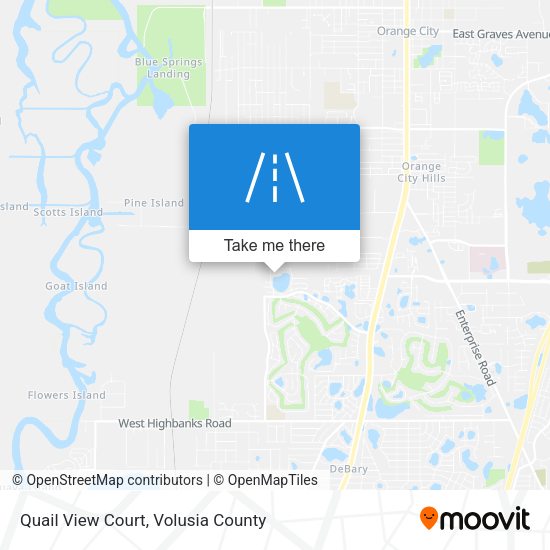 Quail View Court map