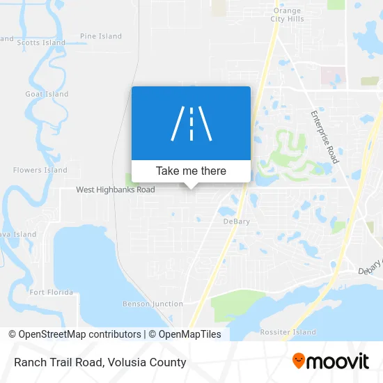 Ranch Trail Road map