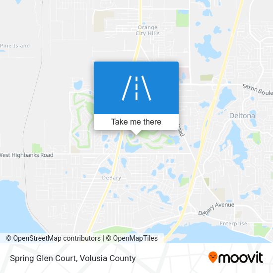 Spring Glen Court map