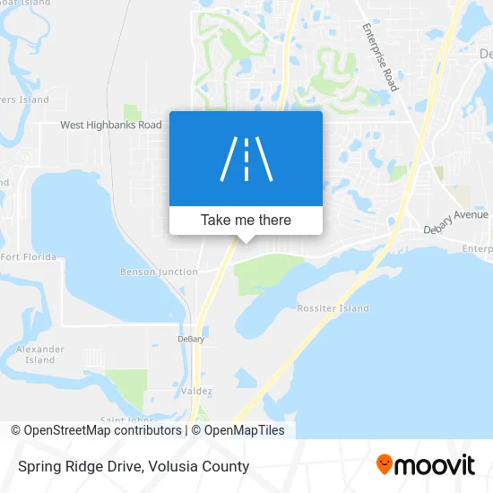 Spring Ridge Drive map