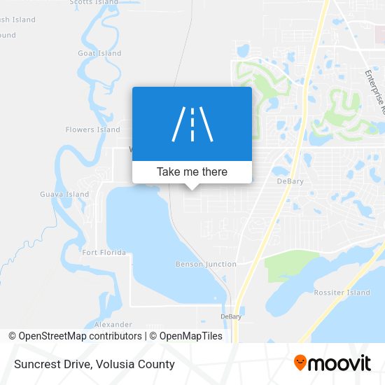 Mapa de Suncrest Drive