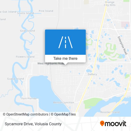 Sycamore Drive map