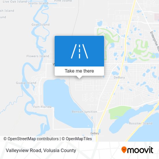 Valleyview Road map