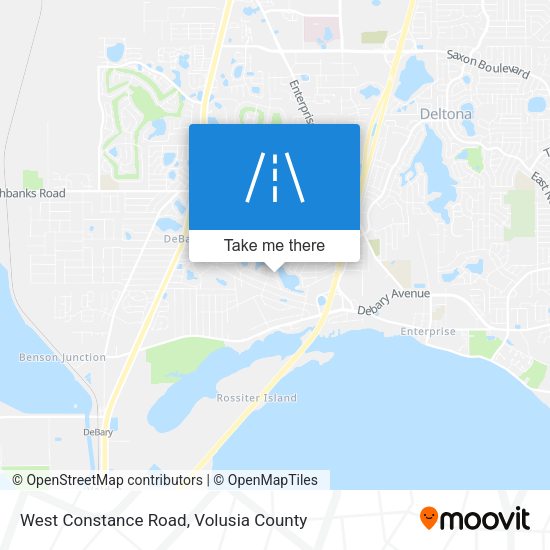Mapa de West Constance Road