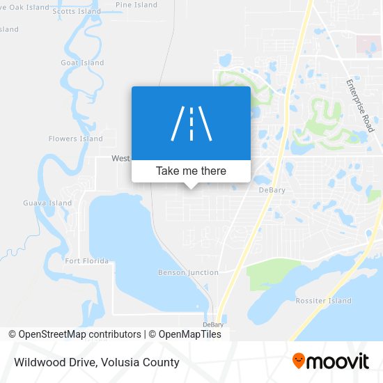 Wildwood Drive map