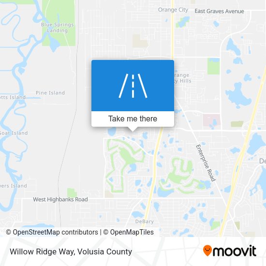 Mapa de Willow Ridge Way
