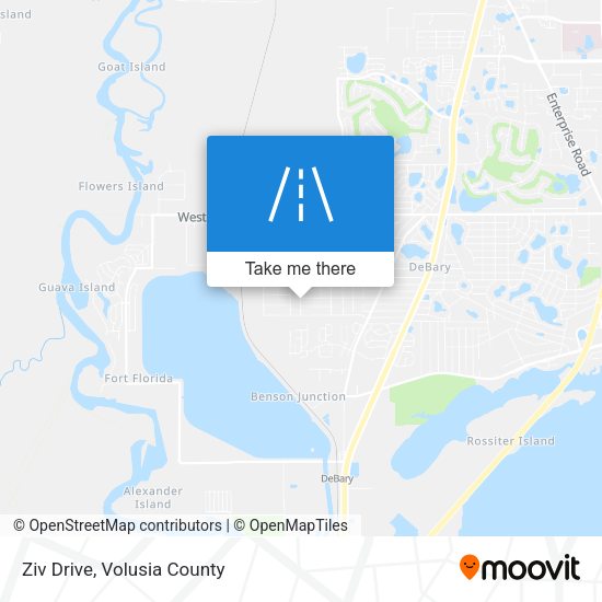 Mapa de Ziv Drive
