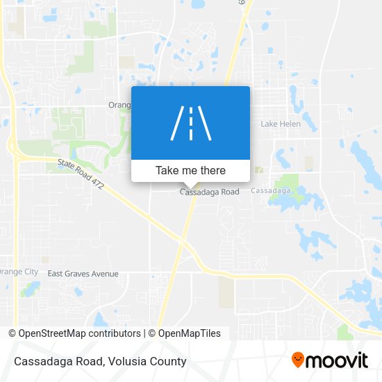 Cassadaga Road map