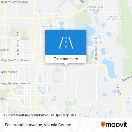Mapa de East Voorhis Avenue