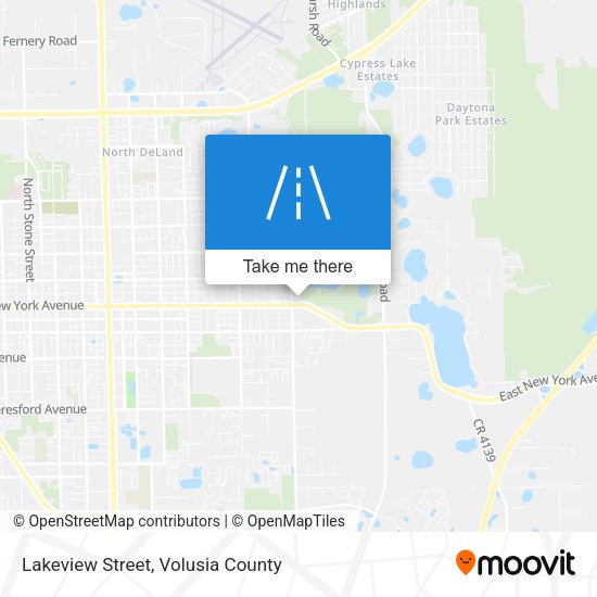 Mapa de Lakeview Street