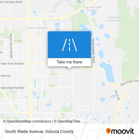 South Wade Avenue map