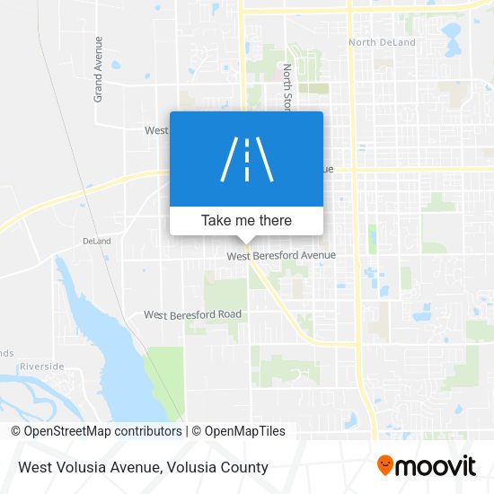 West Volusia Avenue map