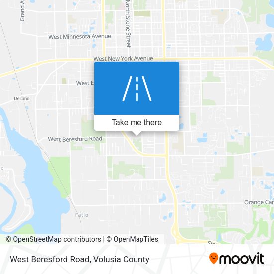 West Beresford Road map