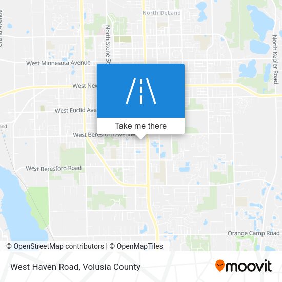 West Haven Road map