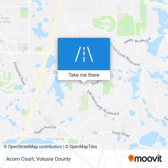 Acorn Court map