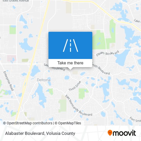 Alabaster Boulevard map