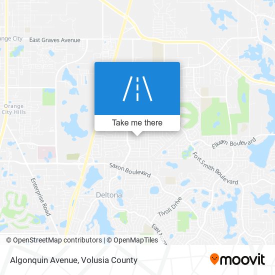 Algonquin Avenue map