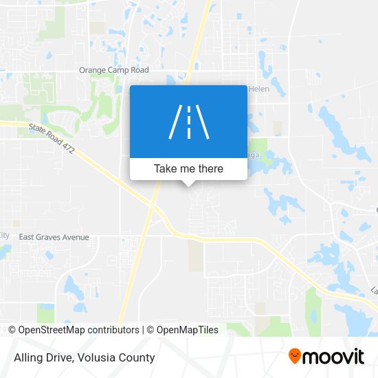 Mapa de Alling Drive