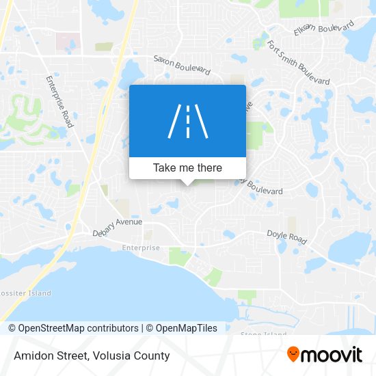 Mapa de Amidon Street