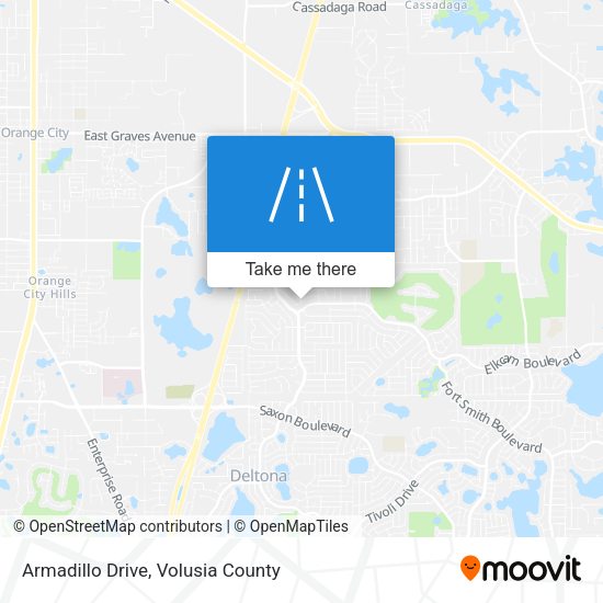 Mapa de Armadillo Drive