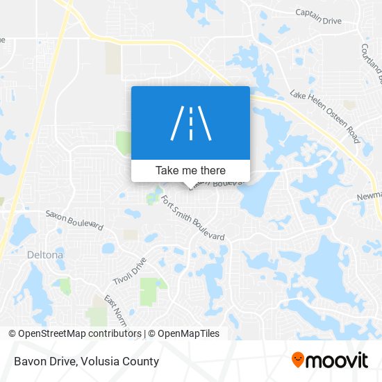 Bavon Drive map