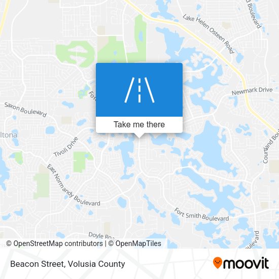 Beacon Street map