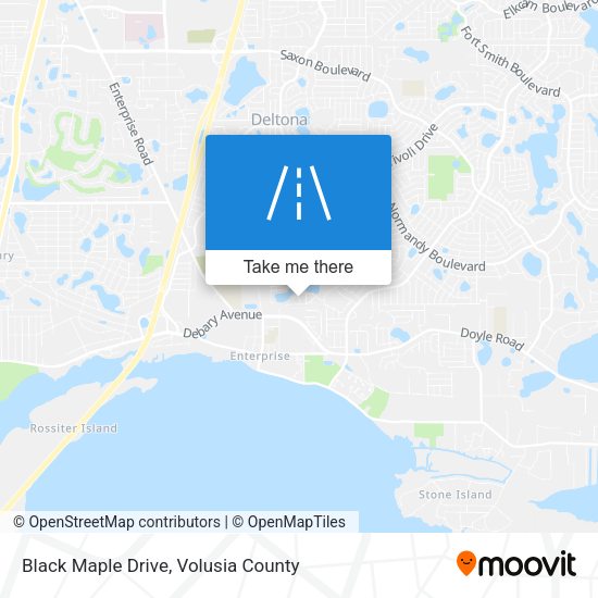 Mapa de Black Maple Drive