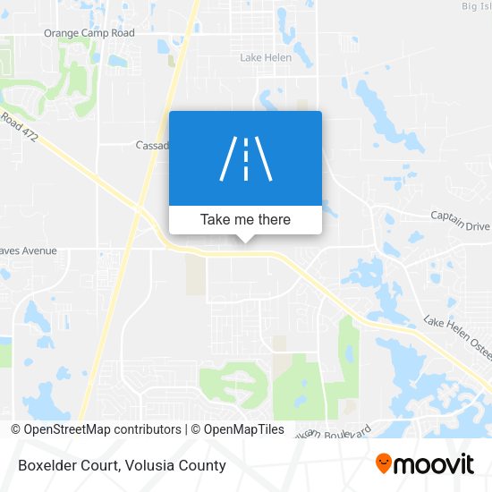Boxelder Court map
