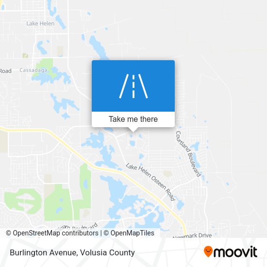 Burlington Avenue map