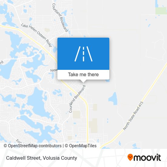 Caldwell Street map