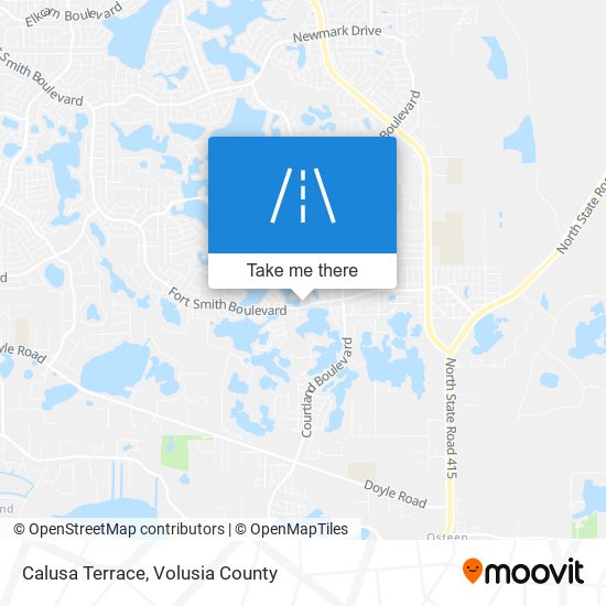 Calusa Terrace map