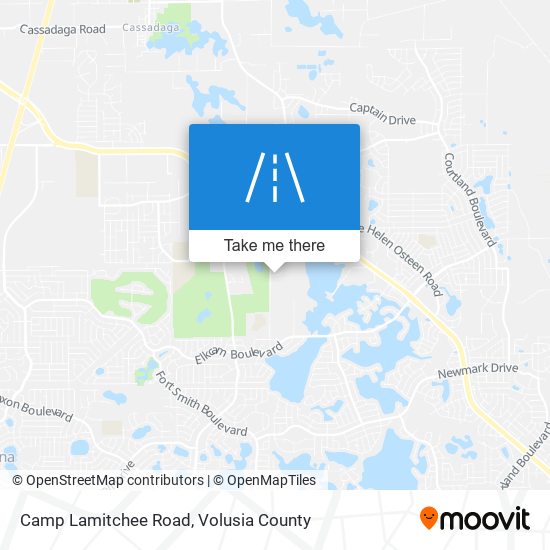 Camp Lamitchee Road map